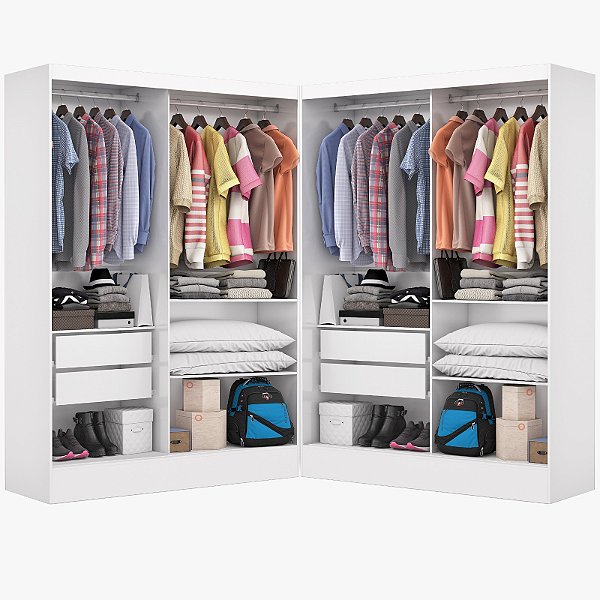 Closet 4 Portas Santiago Plus - Carioca Móveis