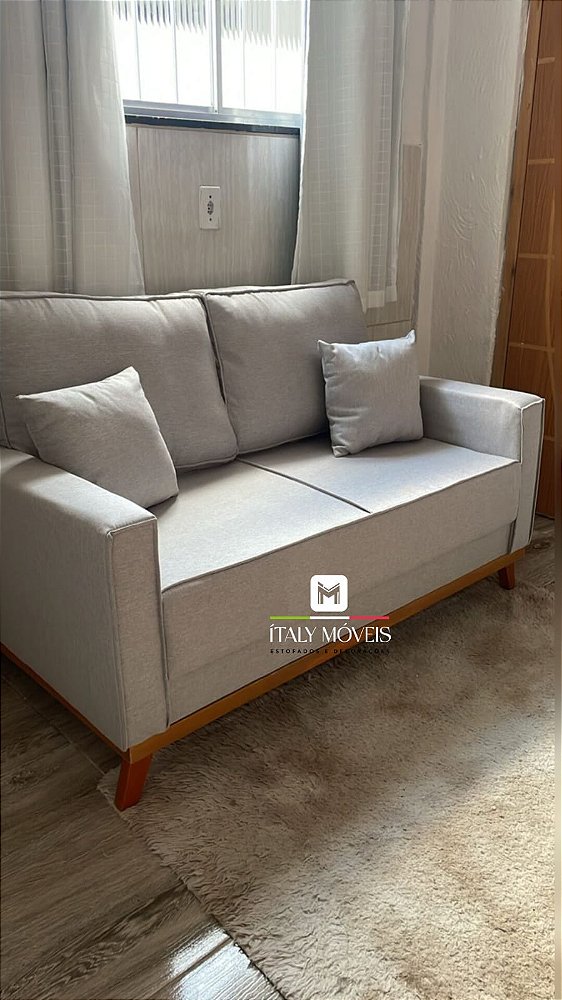 Sofá 2 lugares Slim 1.40m - Innove Estofados