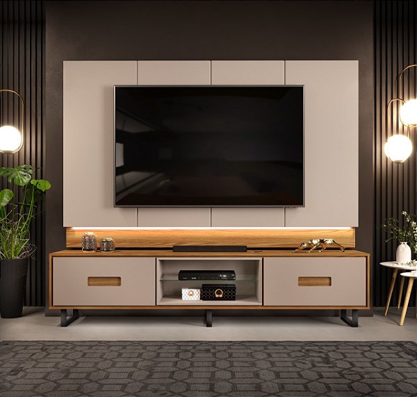 Home Theater  Madri Tv até 75 - DJ Móveis
