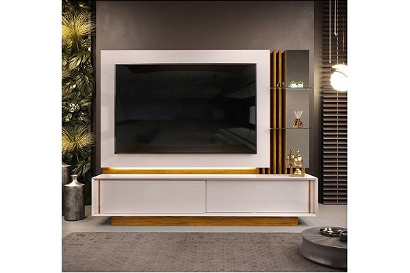 Home Salone 2.40m 100% MDF Tv até 75 - DJ Móveis