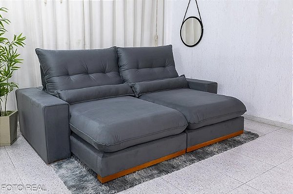Retrátil Reclinável Sparta 2.30m D33 e Molas Ensacadas