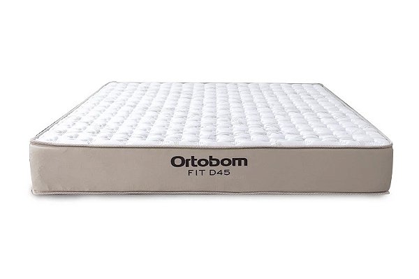 Colchão Queen Fit 158x198x20 Espuma D45 até 140Kg - Ortobom
