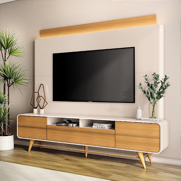 Home Theater Nobre 2.20m Tv até 85 - HB Móveis
