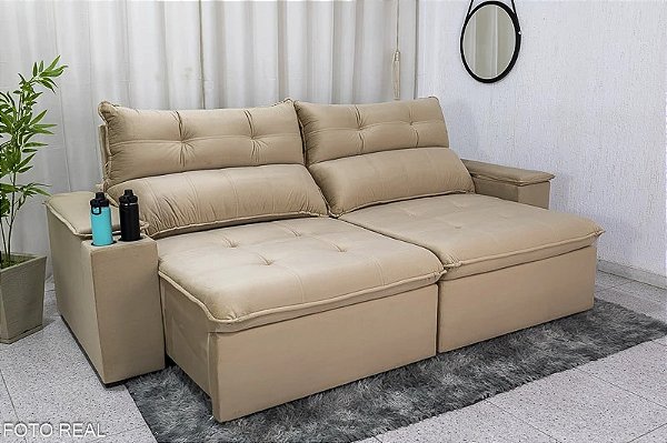 Retrátil Reclinável Austrália 2.50m Espuma D33