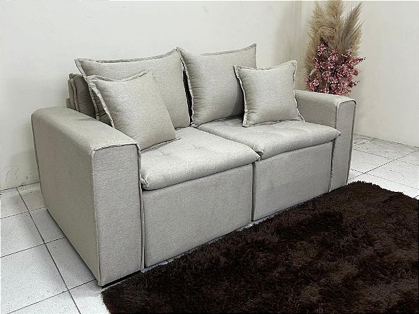 Sofá Cama/Retrátil Ravena 1,80m - Arpaan