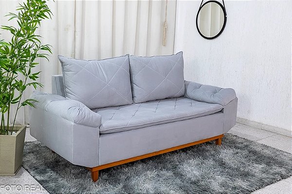 Sofá Living Berlim/Bélgica  2.00m - Boareto Estofados