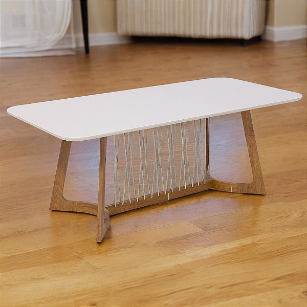 Mesa Tulipa 2.10x1.00 Madeira Off White - Cimol