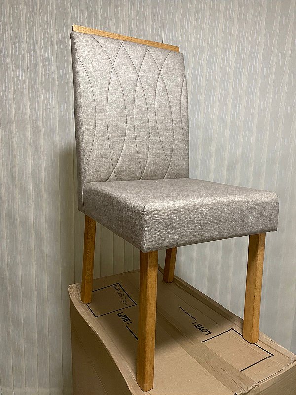 Kit com 2 Cadeiras  de Jantar - Carvalho Decor