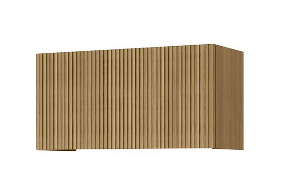 Armário Aéreo Geladeira Ripado 80cm  Rainha Nature  - Nesher