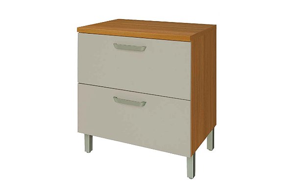 Balcão Princesa 100% MDF 80cm 1P1G. - Nesher