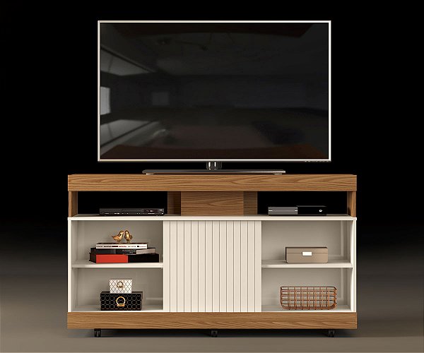 Rack Dili 1.20m Tv até 55 - DJ Móveis
