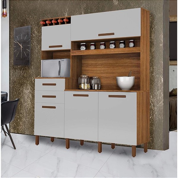 Kit Cozinha França 1.80m 05P2G. - Arte Móveis