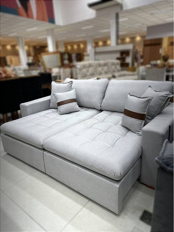Sofá Cama Retrátil Zeus 2.40m - Innove Estofados