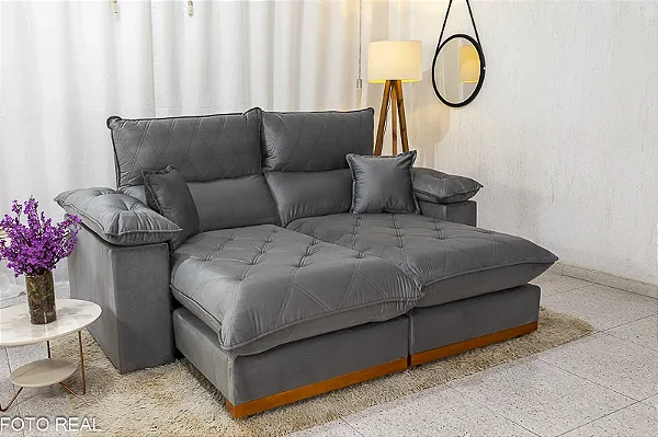 Retrátil e Reclinável 2.10m Magnum D28 e Molas Ensacadas