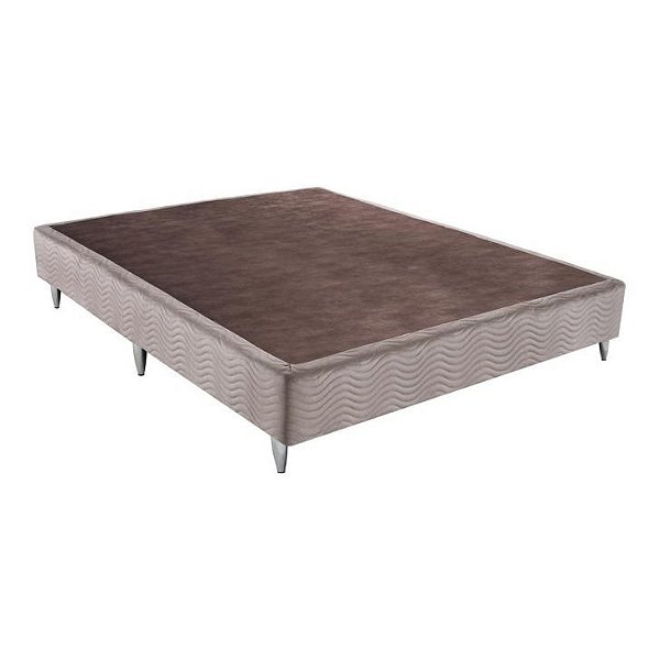 Base Sommier Casal 138x188x30 Camurça Bege -  Ortobom