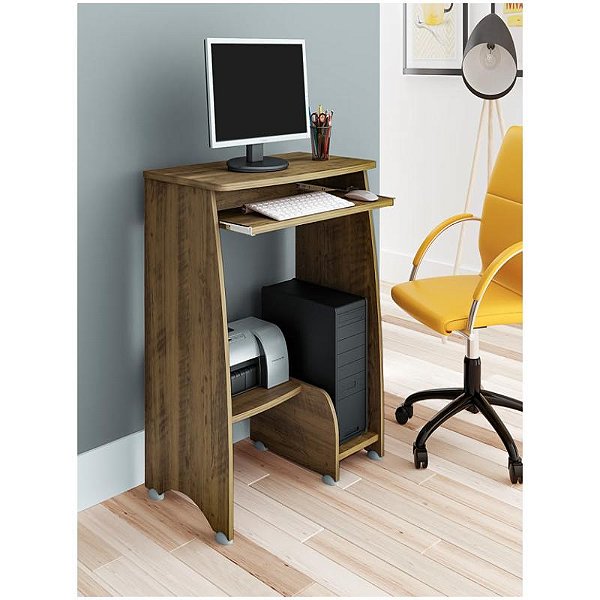 Mesa Para Computador Pixel Branco - Artely