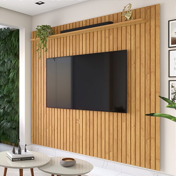 Painel Ripado até 55″ Impacto 1.4 Cinamono – Patrimar