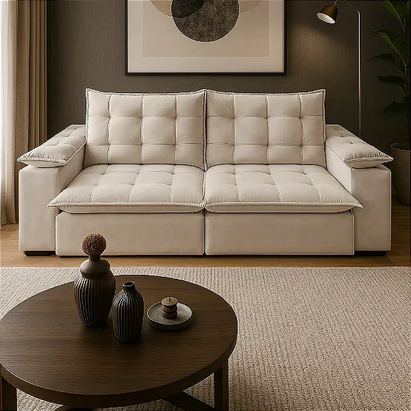 Retrátil e Reclinável City 2.90m D28 Soft - MR Decor