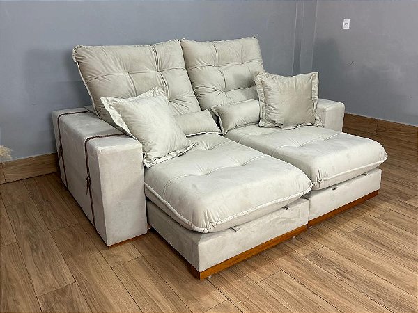 Retrátil e Reclinável Kioto 2.10m D33 Molas Ensacadas