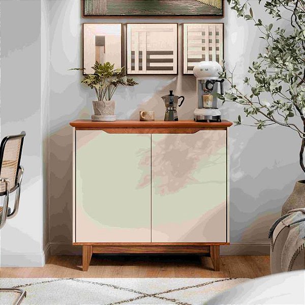 Buffet Flow 2P sem Gavetas 85cm - EJ Moveis