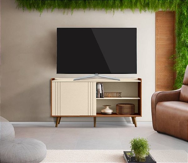 Rack Bancada New Austin Tv 50 1.36m 1P1N - Mobler