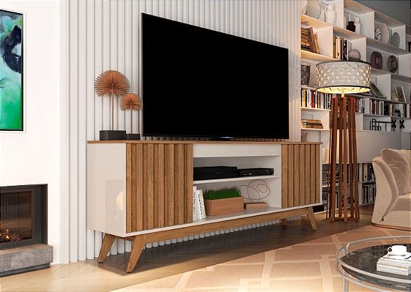 Rack Malibu Wood 160m Tv 60 - Giga Móveis