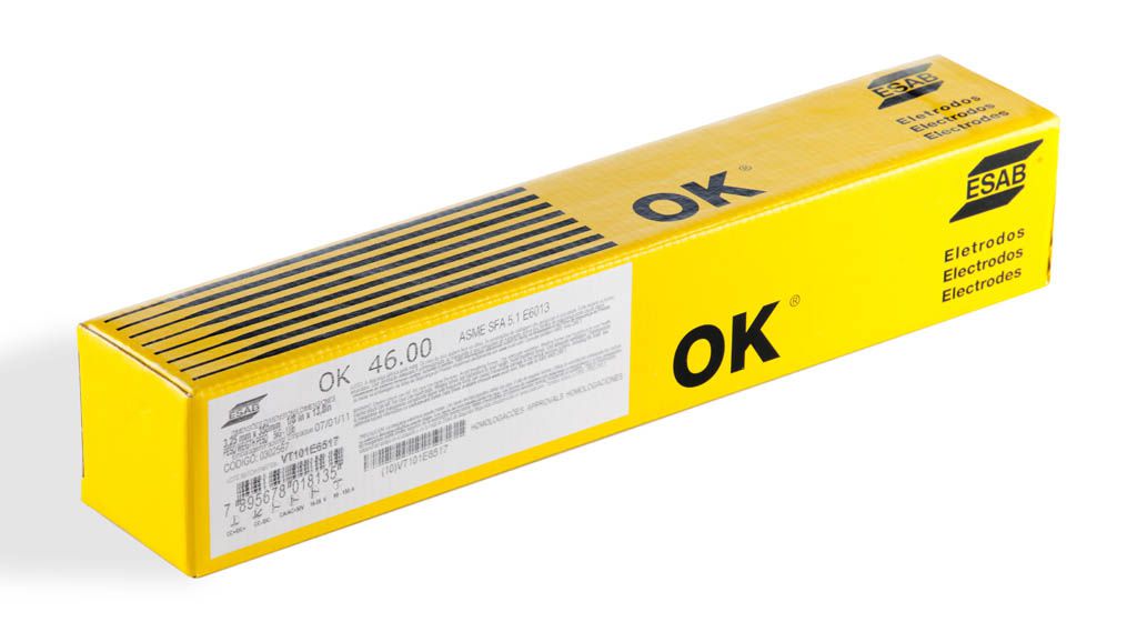Eletrodo OK 63.30 INOX 1,60mm E316L/17 - embalagem com 2kg