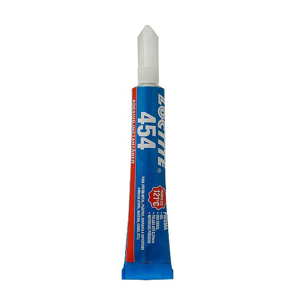 Adesivo Instantâneo Loctite 454 Cianoacrilato 20g Gel