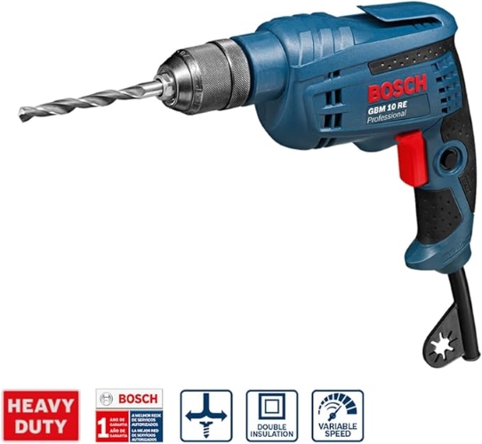 Furadeira Sem Impacto GBM 10 RE Professional 127v - 550w - BOSCH