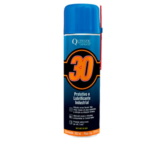 Quimatic 30 protetor e lubrificante aerosol 300ml - TAPMATIC