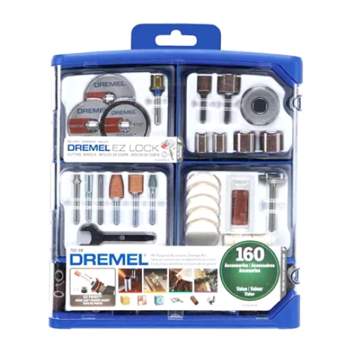 Kit para Mini Retifica 710 Com 160 Peças - Multiúso- 26150710AK - DREMEL