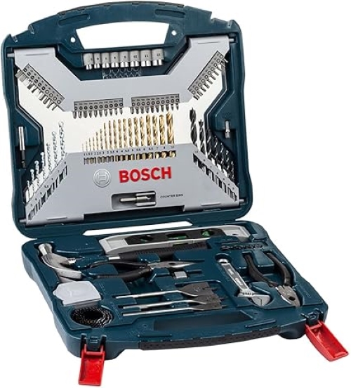 Kit de Pontas e Brocas em Titânio X-Line com 103 Peças - 2607017395-000 - BOSCH