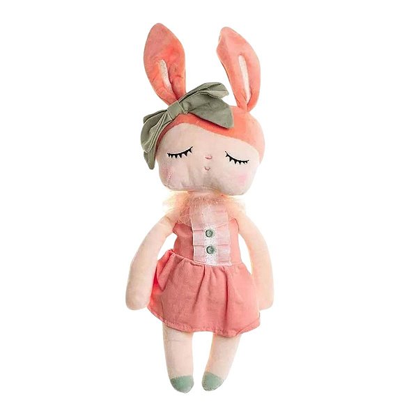 Boneca Angela Metoo Liz Rosa 33 cm