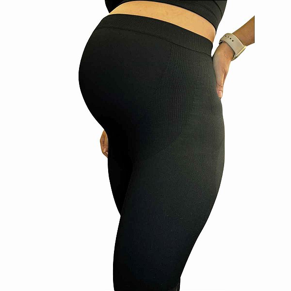 Calça Legging Mom - Conforto e Proteção para Toda a Gestação - Lupo