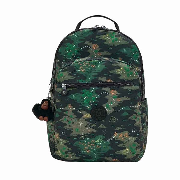 Mochila Kipling Seoul - Camo Trea