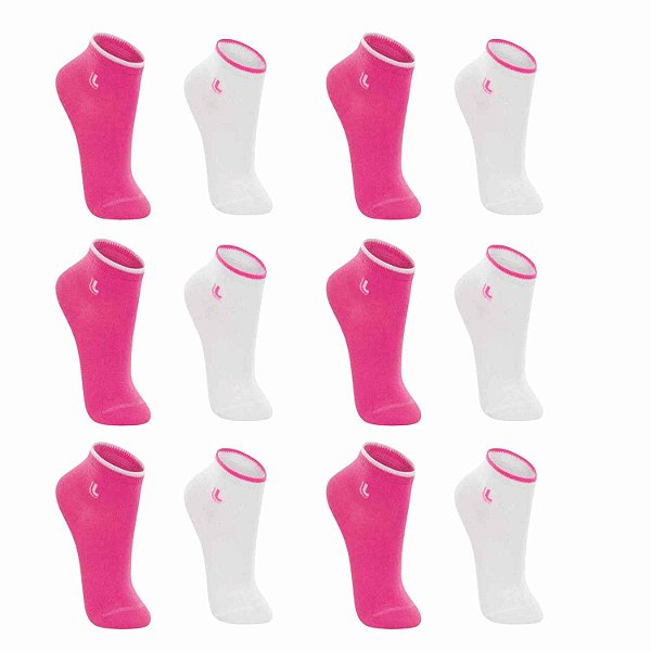 Kit 12 Meias Lupo Infantil Algodão Macio - Conforto para Crianças
