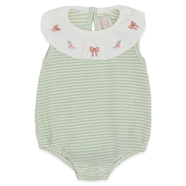 Body Regata Com Golinha Esquilinhas Bebê - Mini & Co