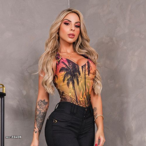 Body estampa urban beach