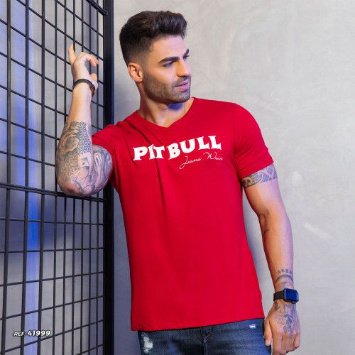 Camiseta gola v basic