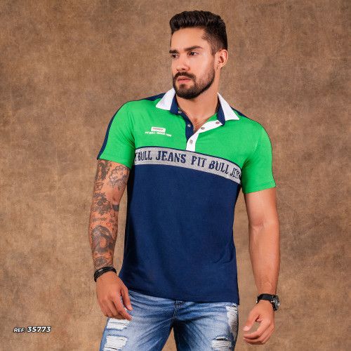 Camiseta gola polo