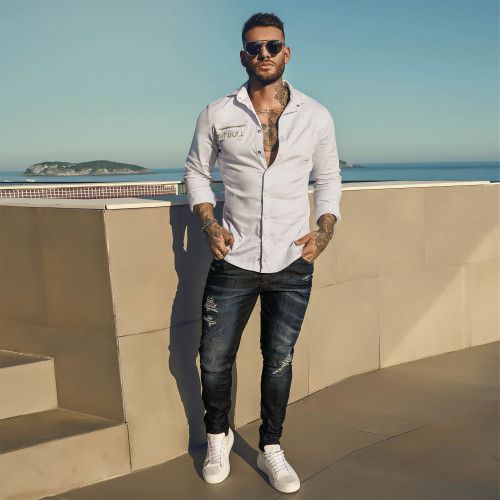 Calça masculina jeans