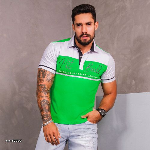 Camiseta gola polo masculina