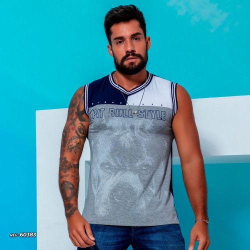Camiseta regata masculina