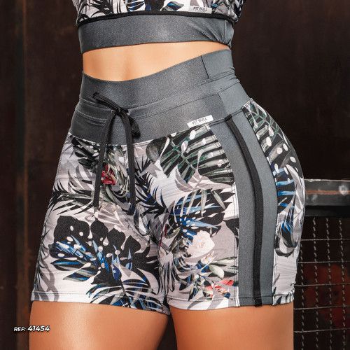 Short fit floral