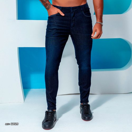Calça masculina jeans slim
