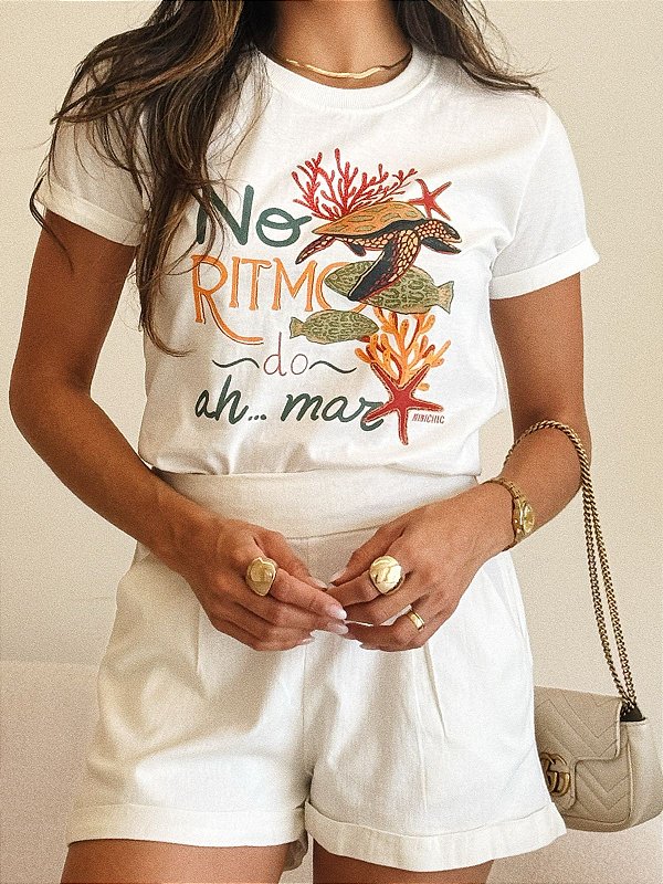 t-shirt new - Ritimo do ah mar