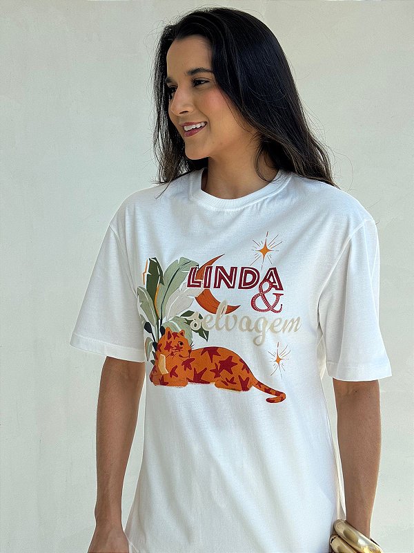 T-shirt Aurora- Linda e selvagem