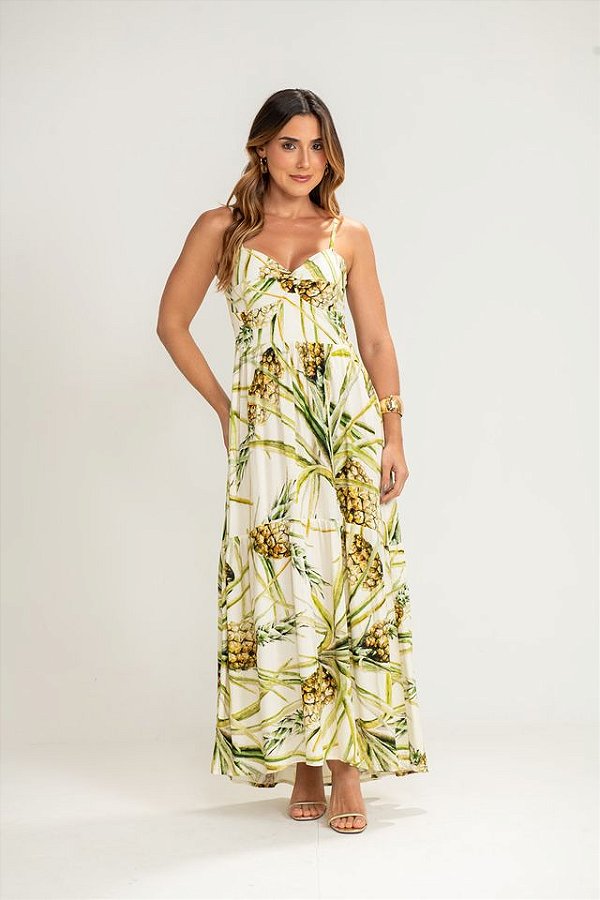 Vestido Saint Martin- Abacaxi