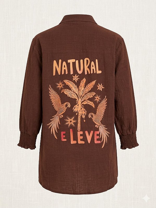 Chemise Mafeh - Natural e Leve
