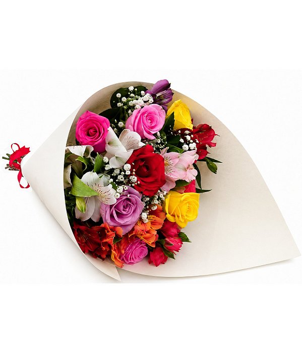 Cone de Rosas e Astromélias